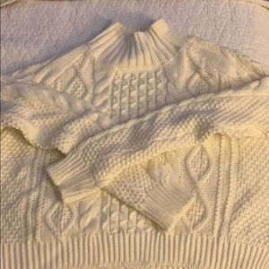 MinkPink Cropped Cream Sweater